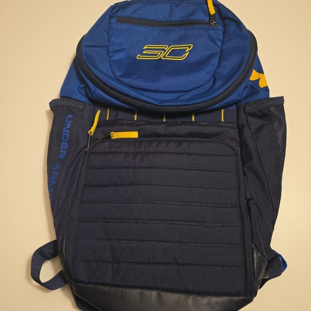 UNDER ARMOUR Backpack Steph Curry SC30 Blue Yellow Basketball